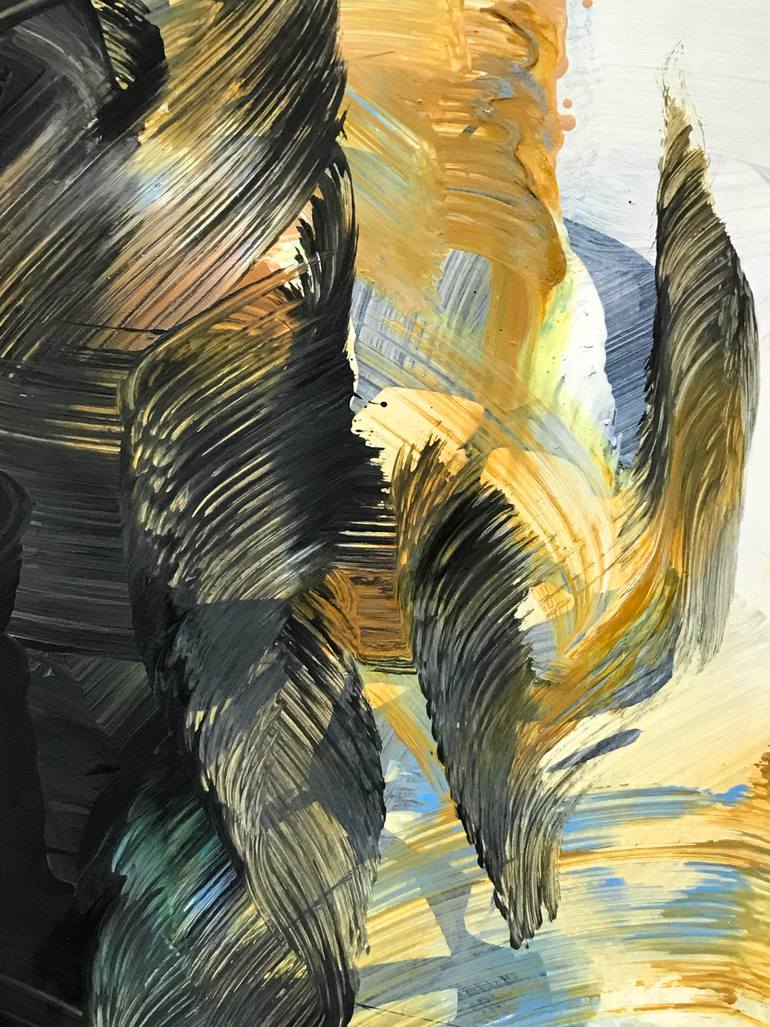 Original Abstract Expressionism Abstract Painting by Kris Haas