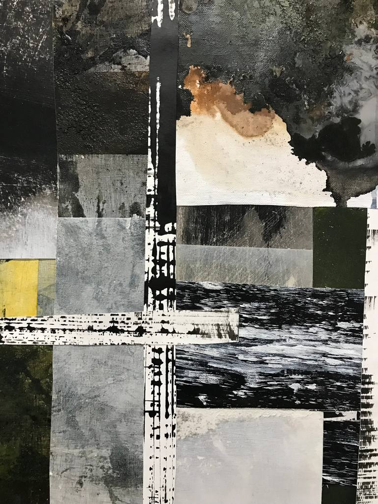 Original Abstract Expressionism Abstract Mixed Media by Kris Haas