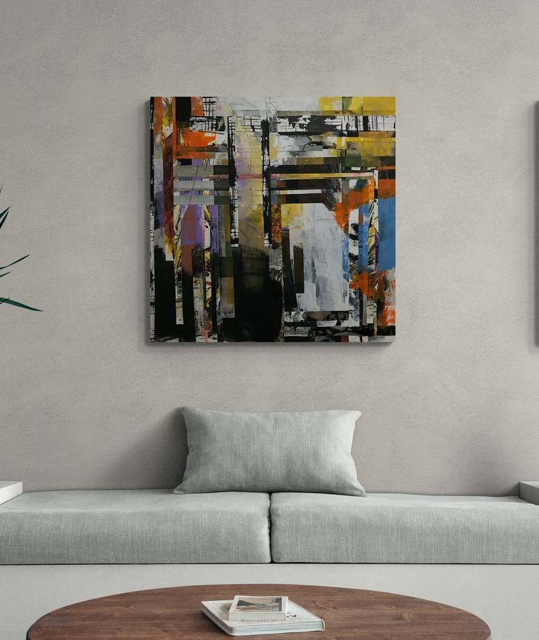 Original Abstract Expressionism Abstract Mixed Media by Kris Haas