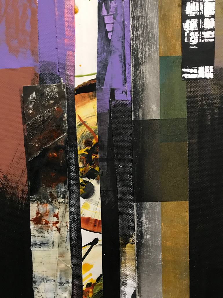 Original Abstract Expressionism Abstract Mixed Media by Kris Haas
