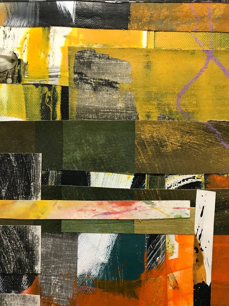 Original Abstract Expressionism Abstract Mixed Media by Kris Haas