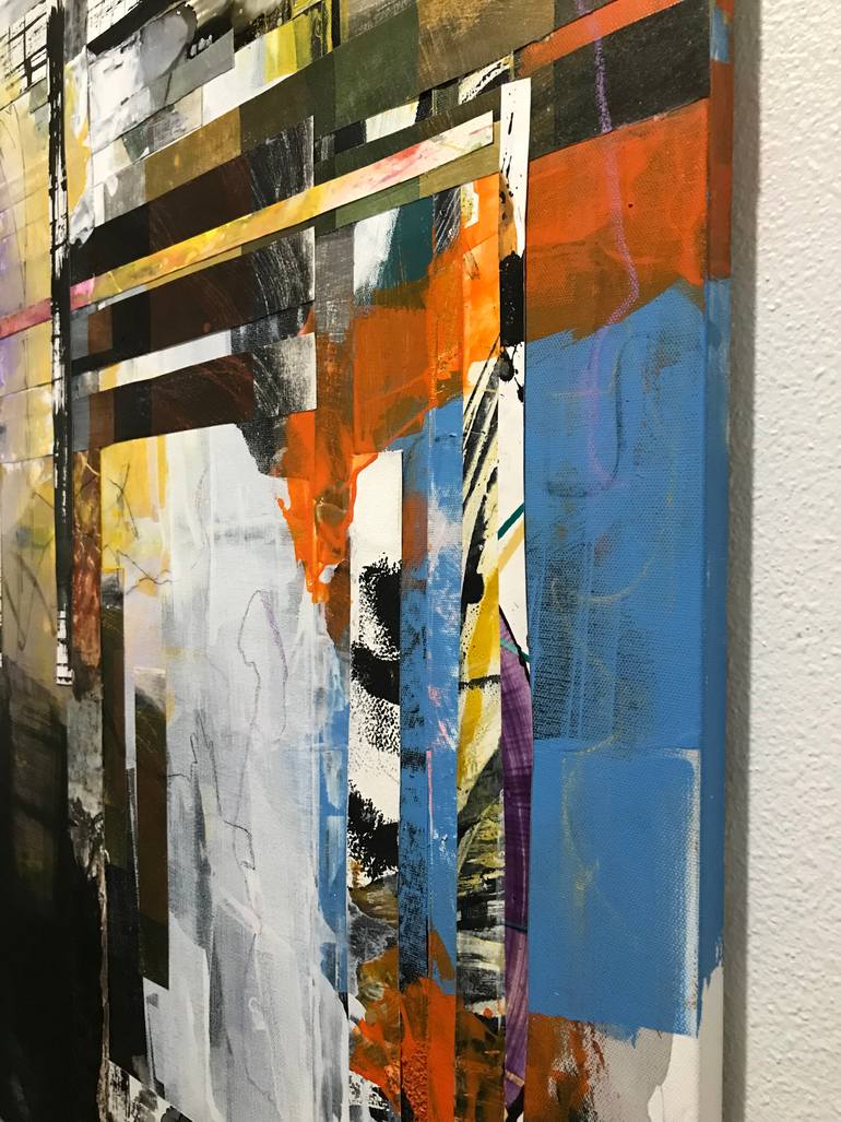 Original Abstract Expressionism Abstract Mixed Media by Kris Haas