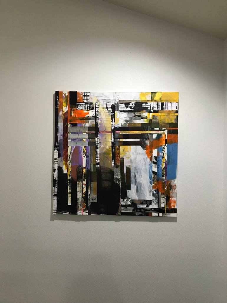 Original Abstract Expressionism Abstract Mixed Media by Kris Haas