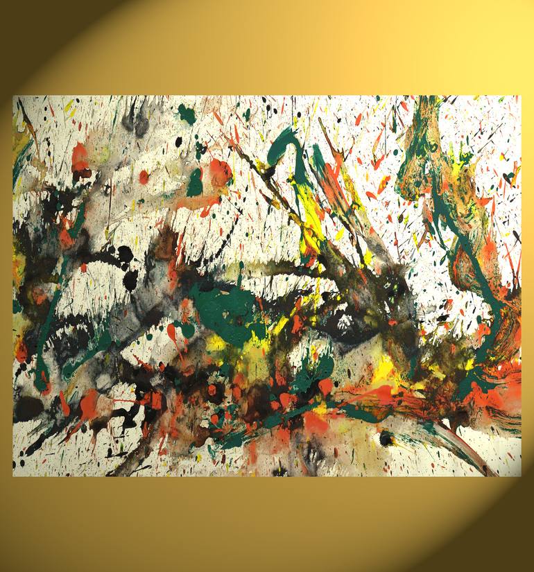 Original Fine Art Abstract Painting by Kris Haas