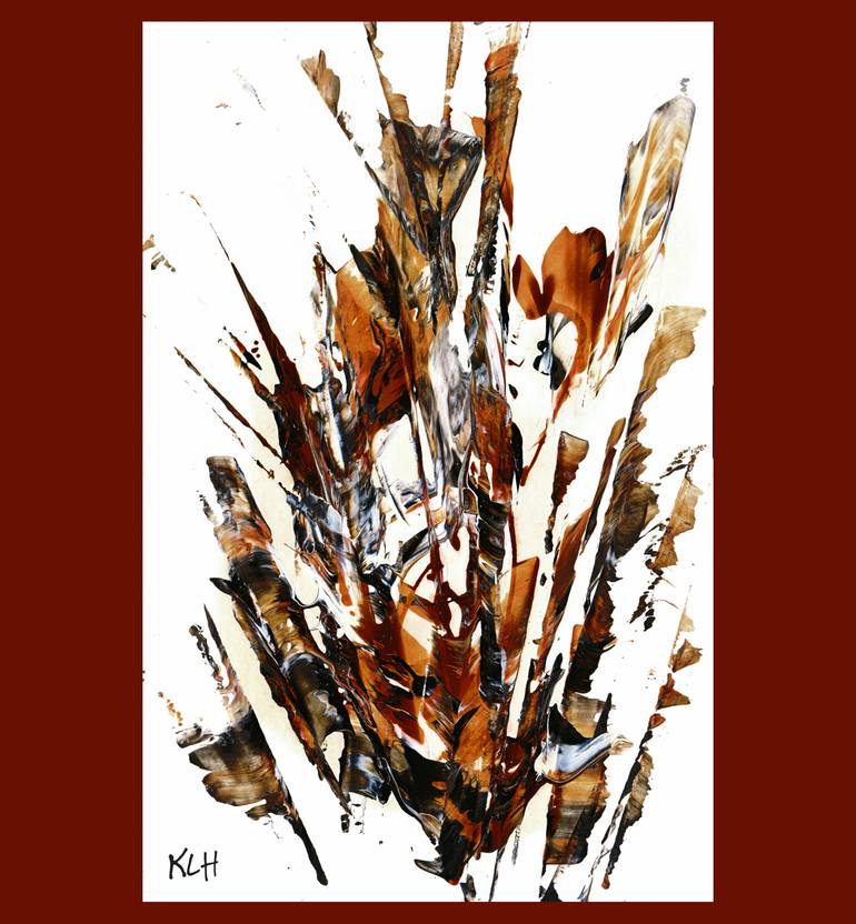 Original Fine Art Abstract Painting by Kris Haas