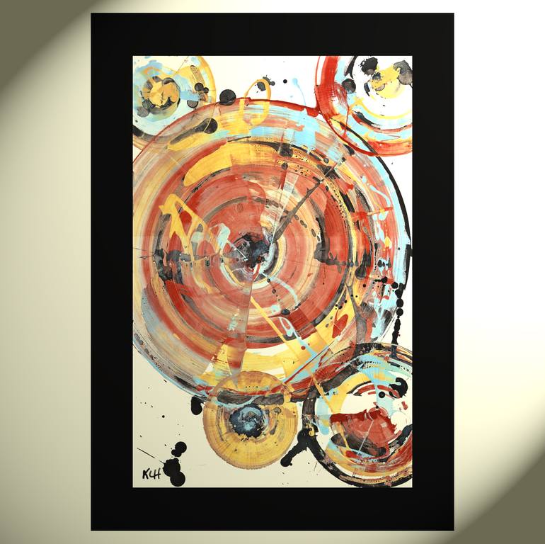 Original Fine Art Abstract Painting by Kris Haas