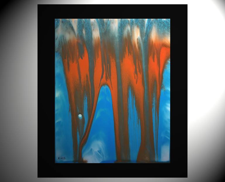 Original Fine Art Abstract Painting by Kris Haas