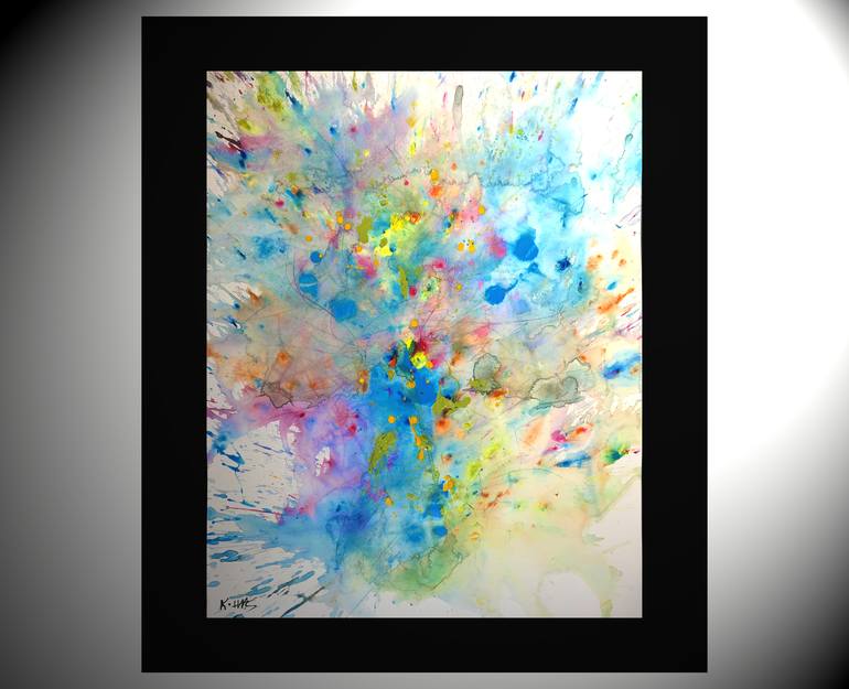 Original Fine Art Abstract Painting by Kris Haas