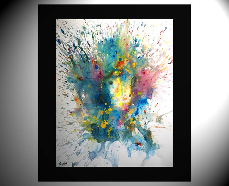 Original Fine Art Abstract Painting by Kris Haas