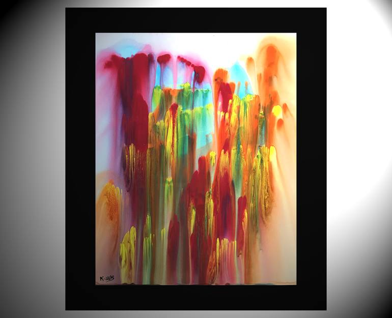 Original Fine Art Abstract Painting by Kris Haas