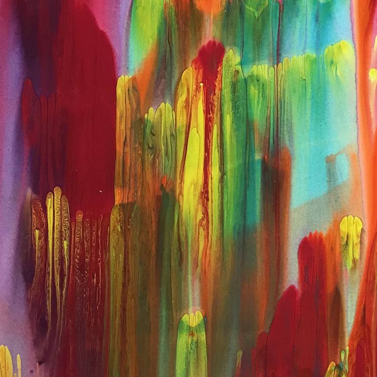 Original Fine Art Abstract Painting by Kris Haas