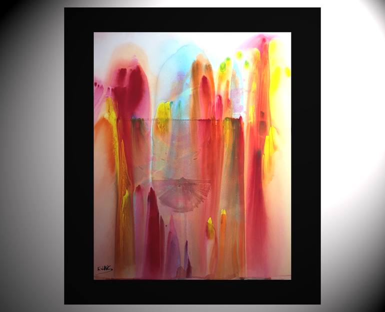 Original Fine Art Abstract Painting by Kris Haas