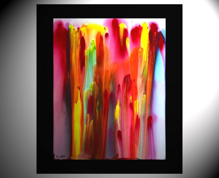 Original Fine Art Abstract Painting by Kris Haas