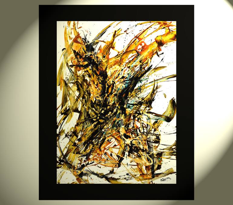 Original Fine Art Abstract Painting by Kris Haas