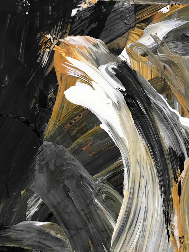 Original Abstract Expressionism Abstract Painting by Kris Haas