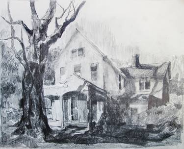 Original Fine Art Landscape Drawings by Milan Andric