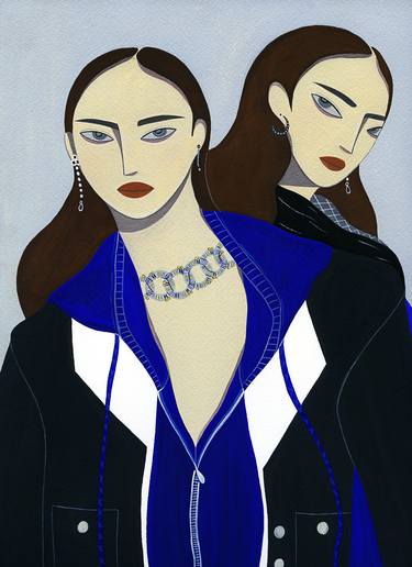 Print of Fashion Paintings by Josephine Kahng