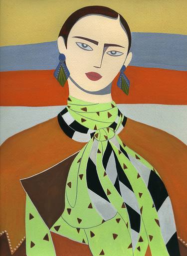 Print of Modern Fashion Paintings by Josephine Kahng