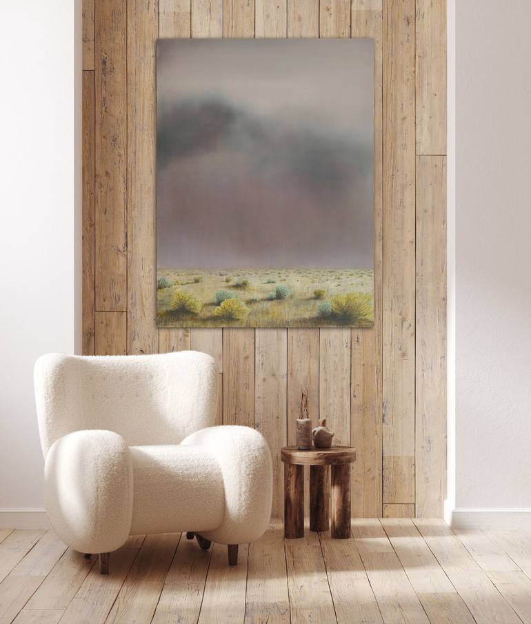 Original Conceptual Landscape Painting by Rhea Cutillo