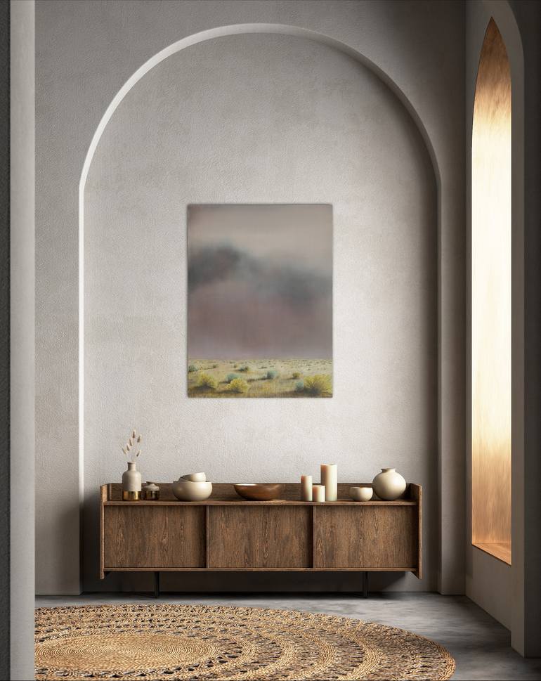 Original Conceptual Landscape Painting by Rhea Cutillo