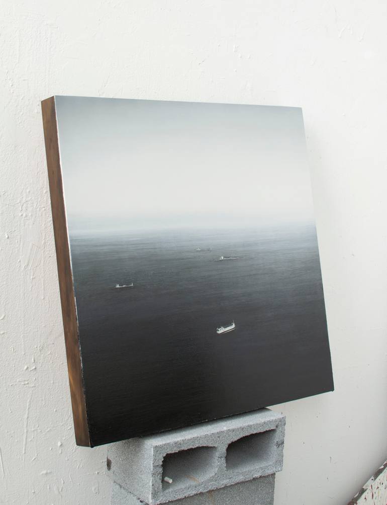 Original Minimalism Landscape Painting by Rhea Cutillo