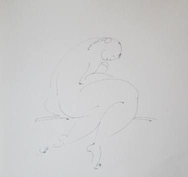 Original Figurative Erotic Drawings by Evelina Petkova