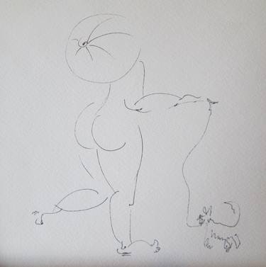 Original Figurative Erotic Drawings by Evelina Petkova
