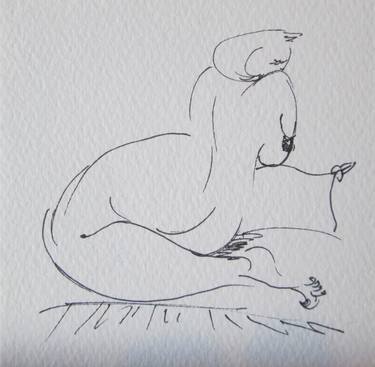 Original Figurative Erotic Drawings by Evelina Petkova