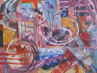 Print of Abstract Expressionism Cities Paintings by Kathleen Rice