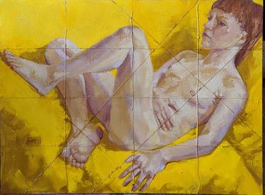 Original Figurative Nude Paintings by david wooddell