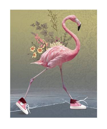 Flamingo Power Walk - Limited Edition 1 of 25 thumb
