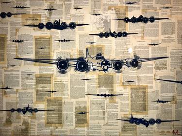 Original Fine Art Airplane Paintings by Michael LaCerda