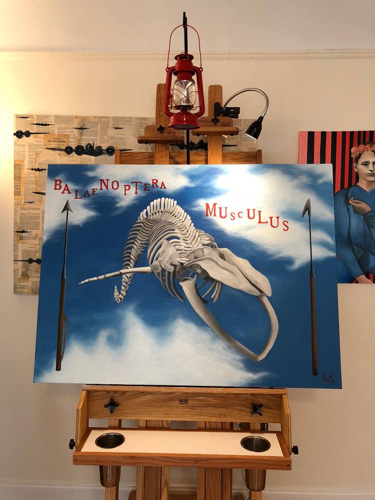 Original Abstract Animal Painting by Michael Lacerda