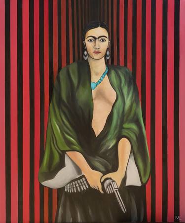 Original Pop Art Women Paintings by Michael LaCerda