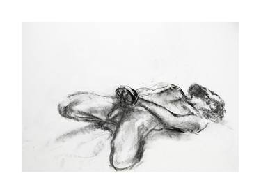 Original Figurative Erotic Drawing by Jamie Zubairi