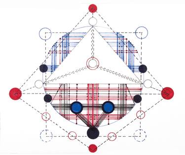 Print of Geometric Drawings by Blagojche Naumoski - Bane