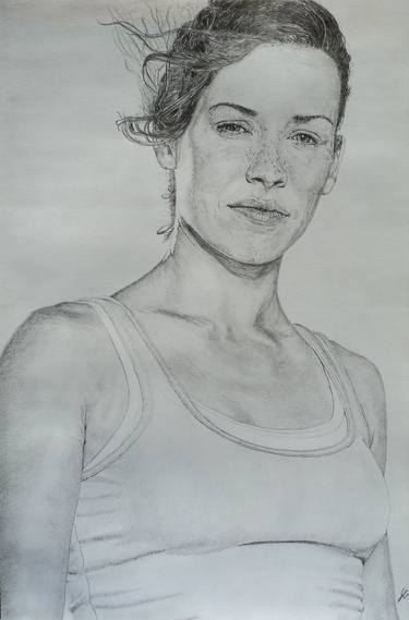 Print of Realism Women Drawings by Renato Mendoza