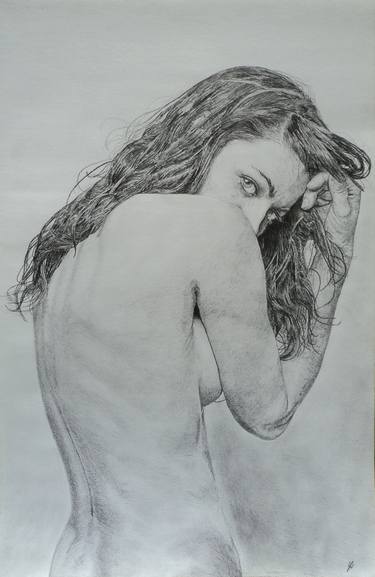 Print of Realism Women Drawings by Renato Mendoza