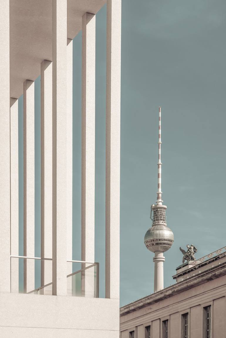 BERLIN Television Tower & Museum Island, urban vintage style Photography  by Melanie Viola