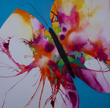 Original Abstract Paintings by Sibyl Stork