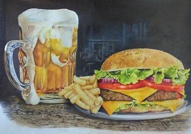 Print of Food & Drink Drawings by Nicky Chiarello