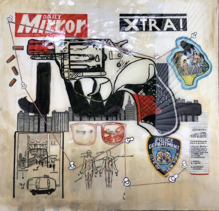 Original Surrealism Pop Culture/Celebrity Paintings by Ken Vrana