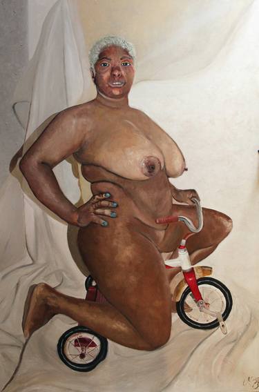 Original Photorealism Nude Paintings by Ken Vrana