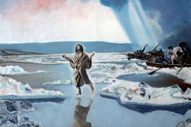 Jesus Crossing the Delaware thumb