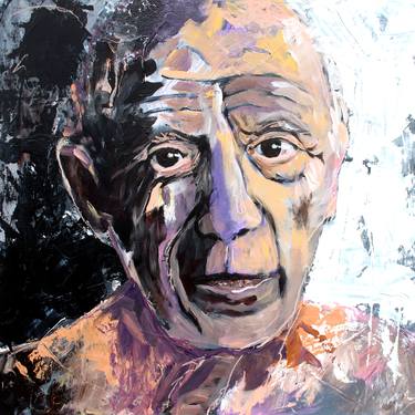 Original Abstract Expressionism Celebrity Paintings by Ken Vrana