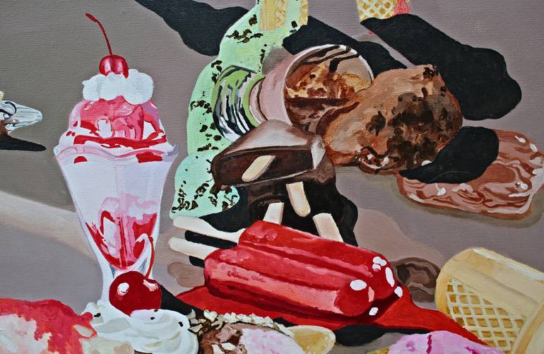 Original Conceptual Still Life Painting by Ken Vrana