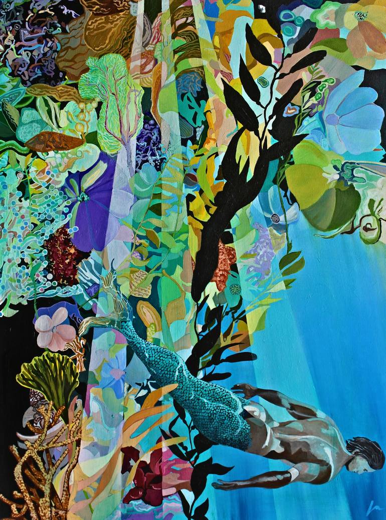 Neptune's Garden Painting by Ken Vrana Saatchi Art