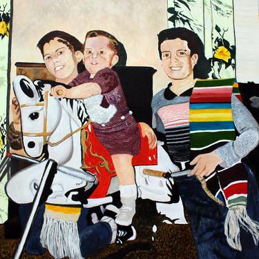 Print of Portraiture Family Paintings by Ken Vrana