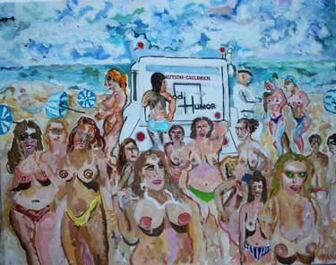 Print of Conceptual Beach Paintings by Ken Vrana