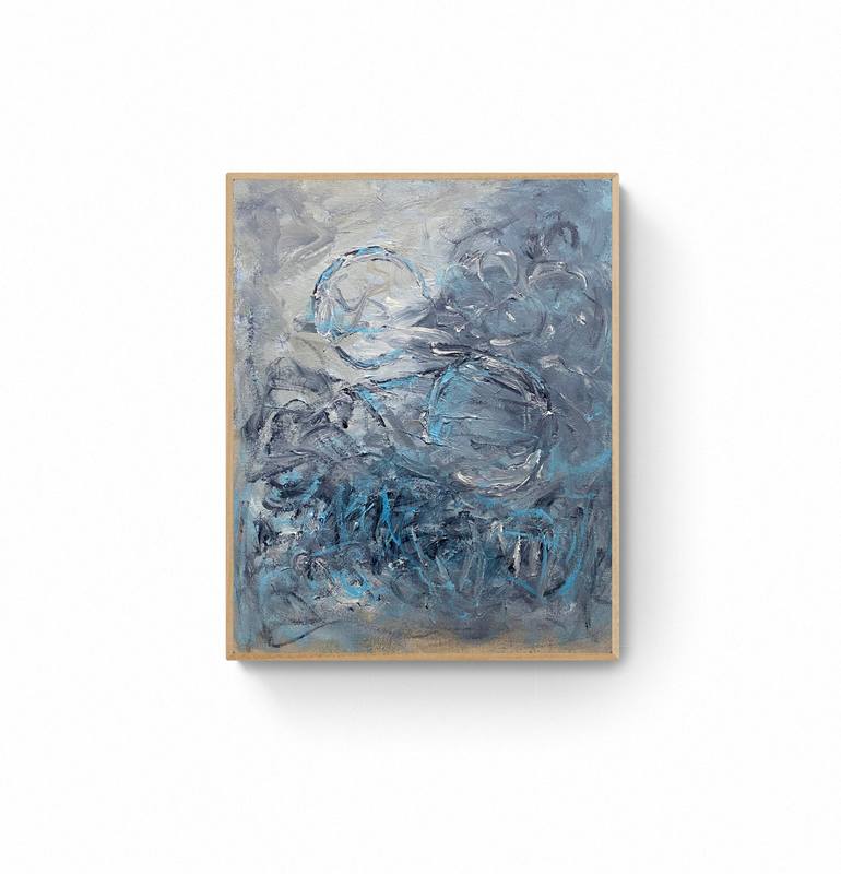 Original Abstract Expressionism Children Painting by Gabriela Horikawa